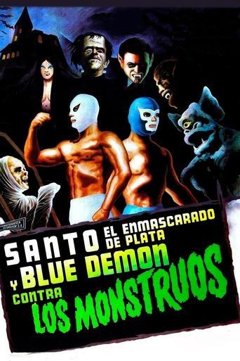 Santo and Blue Demon Against the Monsters film afişi