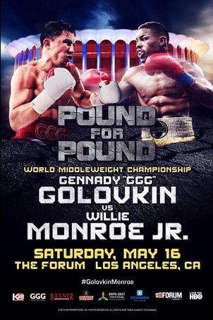 Gennady Golovkin vs. Willie Monroe Jr film afişi