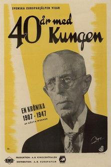 40 år med kungen film afişi