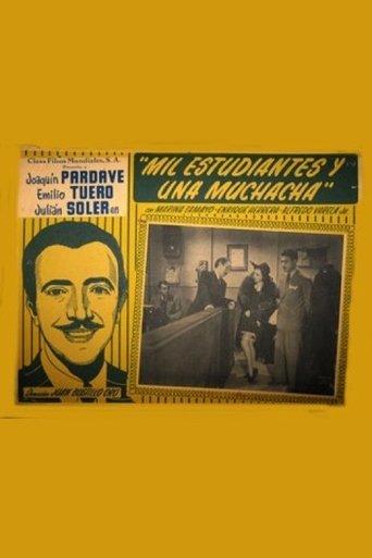 Mil estudiantes y una muchacha film afişi