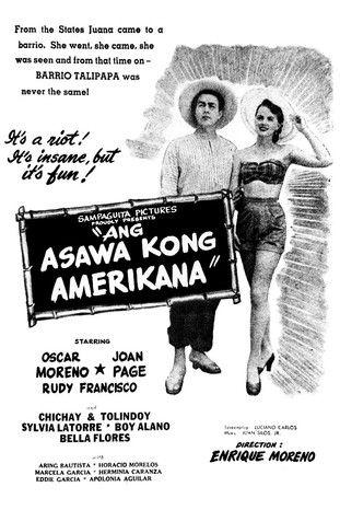 Ang Asawa Kong Americana film afişi
