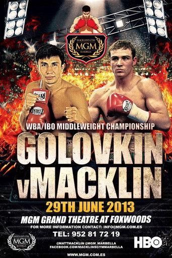 Gennady Golovkin vs. Matthew Macklin film afişi