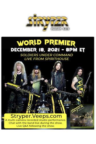 Stryper - Soldiers from the Underground Live Stream film afişi