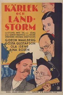 Kärlek och landstorm film afişi