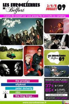 Slipknot Live - Eurockéennes de Belfort 2009 film afişi