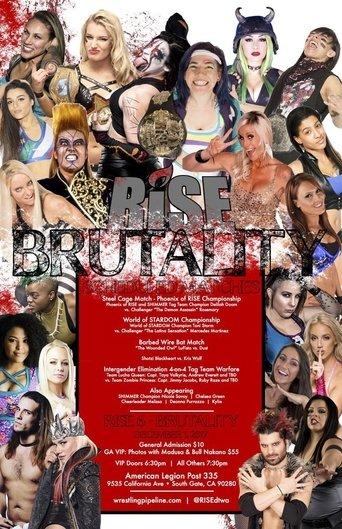 RISE Wrestling. RISE 6 Brutality film afişi
