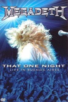 Megadeth: That One Night - Live in Buenos Aires film afişi