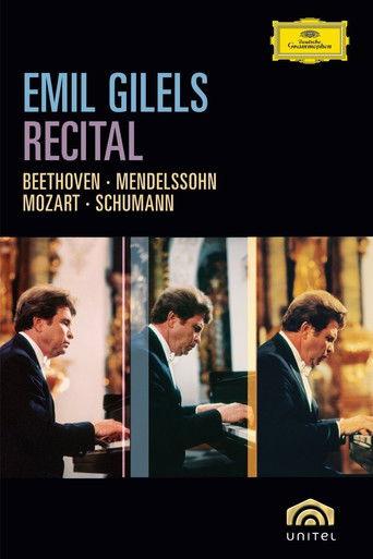 Emil Gilels Recital film afişi