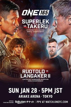 ONE 165: Superlek vs. Takeru film afişi