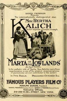 Marta of the Lowlands film afişi