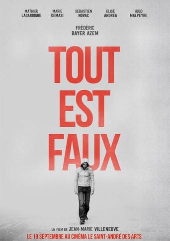 Tout est faux film afişi