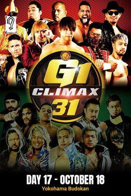 NJPW G1 Climax 31: Day 17 film afişi
