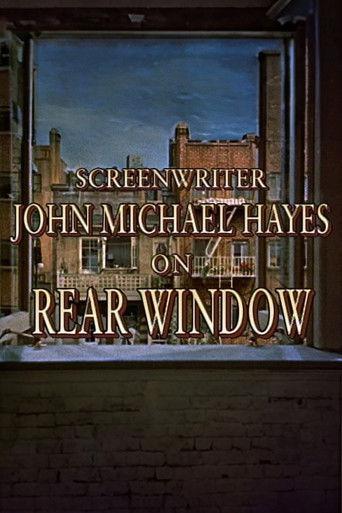 Screenwriter John Michael Hayes on 'Rear Window' film afişi
