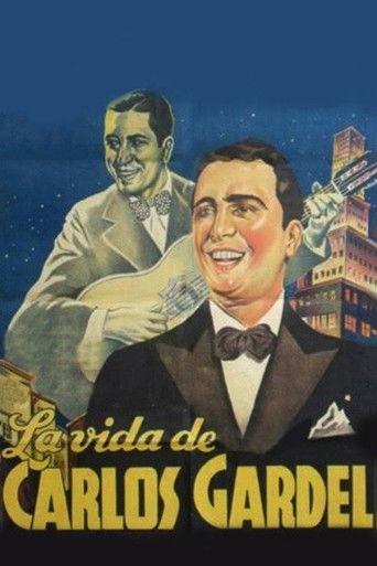 La vida de Carlos Gardel film afişi