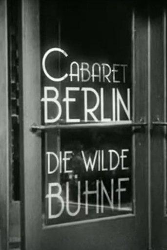 Cabaret-Berlin, the Wild Scene film afişi