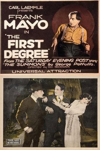 The First Degree film afişi
