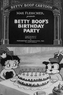 Betty Boop's Birthday Party film afişi