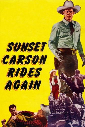 Sunset Carson Rides Again film afişi