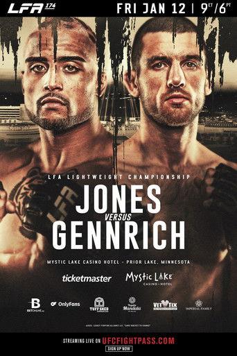 LFA 174: Jones vs. Gennrich film afişi