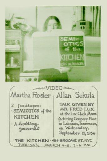 Semiotics of the Kitchen film afişi