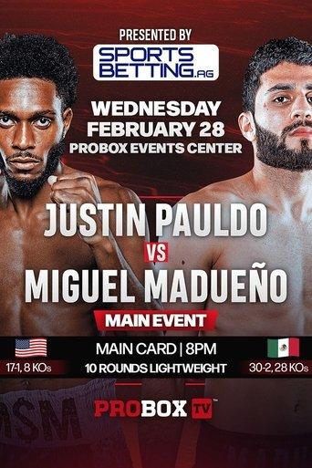 Justin Pauldo vs. Miguel Madueno film afişi