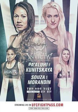 Invicta FC 25: Kunitskaya vs. Pa'aluhi film afişi