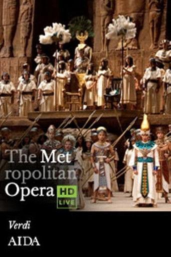 The Metropolitan Opera: Aida film afişi