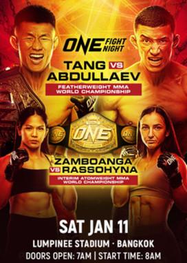 ONE Fight Night 27: Tang vs. Abdullaev film afişi