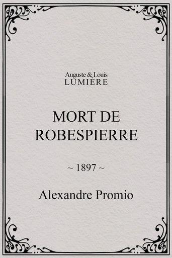 Mort de Robespierre film afişi