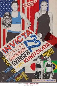 Invicta FC 22: Evinger vs. Kunitskaya II film afişi