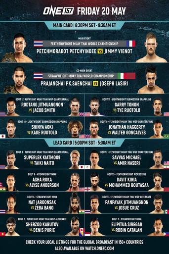 ONE Championship 157: Petchmorakot vs. Vienot film afişi