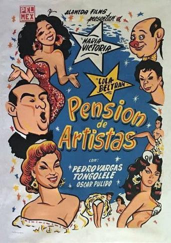 Pensión de artistas film afişi