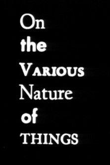 On the Various Nature of Things film afişi