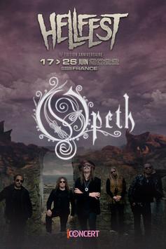 Opeth - Au Hellfest 2022 film afişi