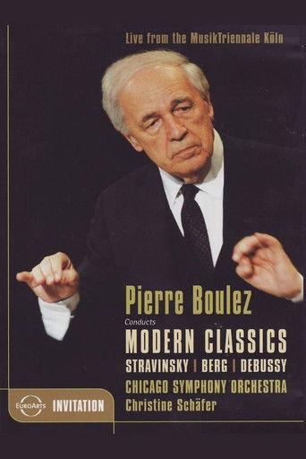 Pierre Boulez Conducts Modern Classics film afişi