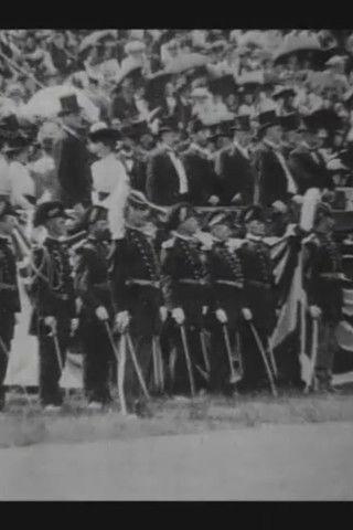 President McKinley Reviewing the Troops at the Pan-American Exposition film afişi