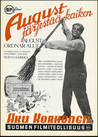 August järjestää kaiken film afişi