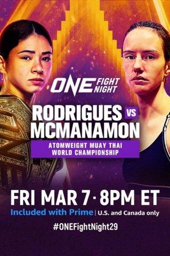 ONE Fight Night 29: Rodrigues vs. McManamon film afişi