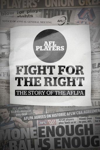 Fight for the Right: The Story of the AFLPA film afişi