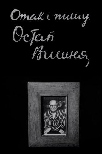 And so I write. Ostap Vyshnia film afişi