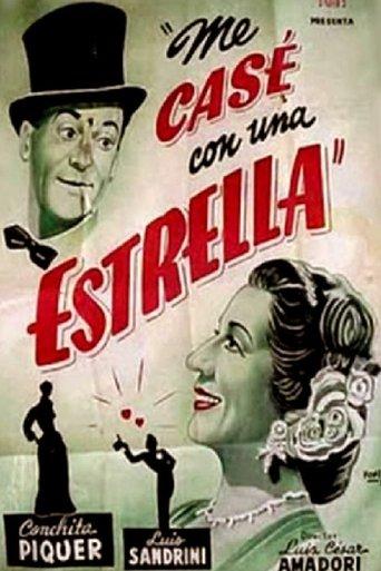 Me casé con una estrella film afişi