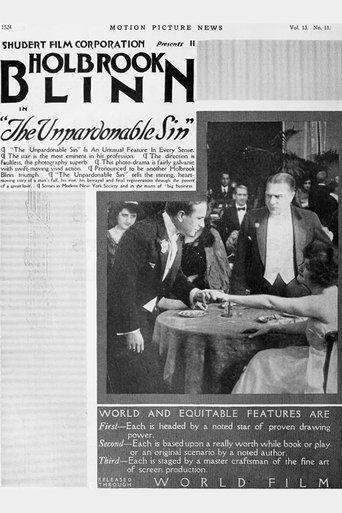 The Unpardonable Sin film afişi