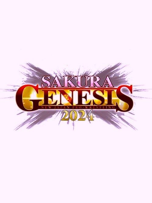 NJPW Sakura Genesis 2024 film afişi