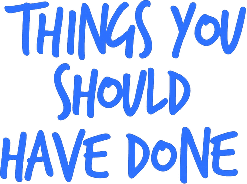 Things You Should Have Done logo