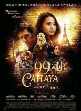 99 Cahaya Di Langit Eropa Trilogy koleksiyon afişi