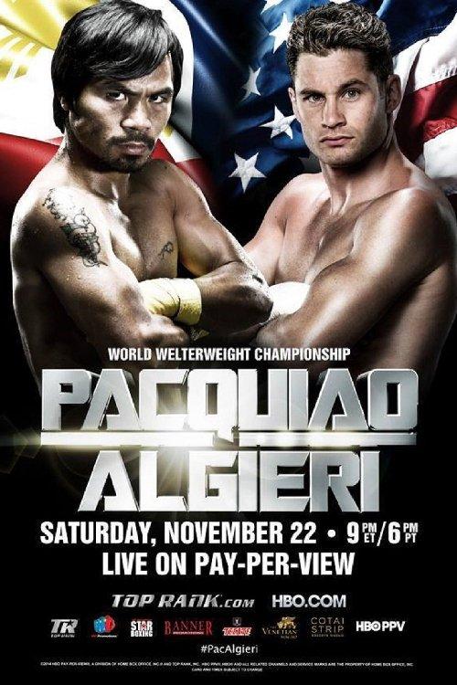 Manny Pacquiao vs. Chris Algieri film afişi