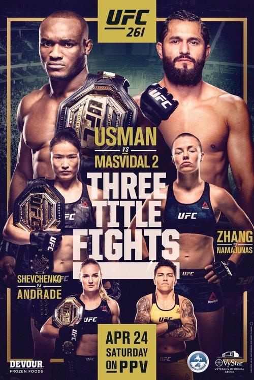 UFC 261: Usman vs. Masvidal 2 film afişi