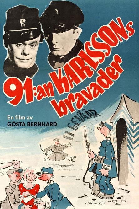 91:an Karlssons bravader film afişi