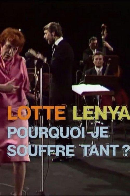 Lotte Lenya - Warum bin ich nicht froh? film afişi