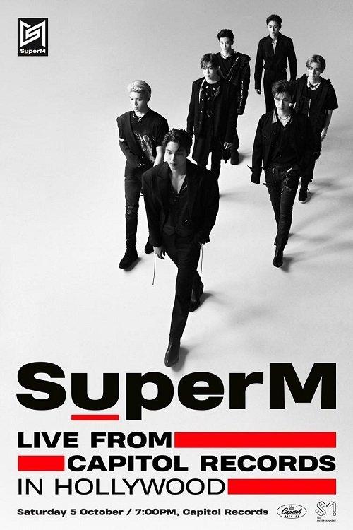 SuperM : Live From Capitol Records in Hollywood film afişi